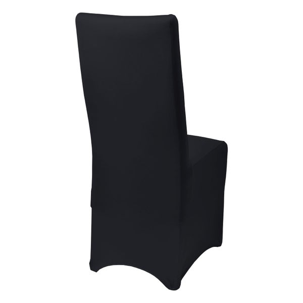 Beautissu Leona Stuhlhusse 95x45cm Schwarz Stretch Bankett (4tlg)
