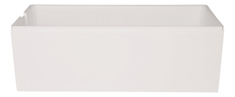 Calmwaters® Wannenträger 170 x 75 cm Original, Passend für Rechteck-Badewanne 170x75 cm, Styroporträger, Schall- und wärmedämmend, Direkt verfliesbar, Badewannenträger in Weiß, 03AX2432