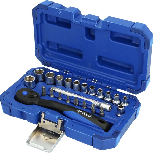 BRILLIANT TOOLS 1/4 Steckschlüssel-Satz 23tlg. - BT020023