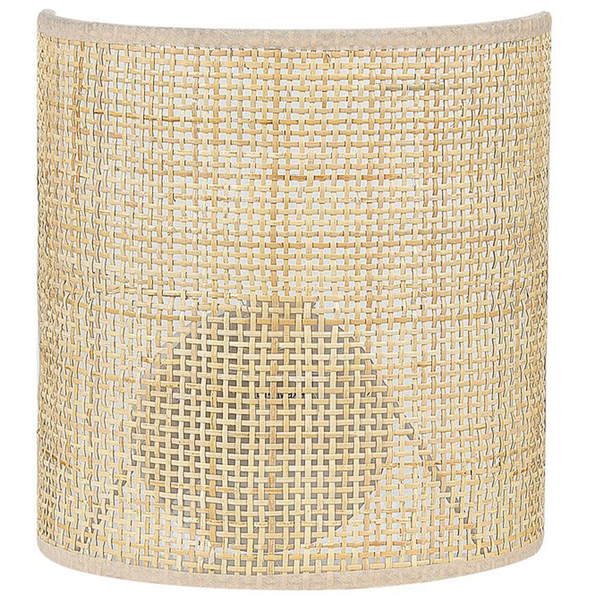 Wandlampe CARIO Rattan Naturfarben