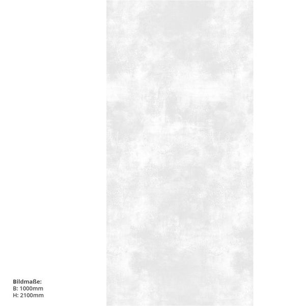Cement Weiss, 100x210cm, fugenlose Wandpaneele aus Alu-Verbund 3mm, Duschrückwand