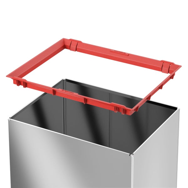 Kunststoffaufsatzrahmen für Metallboxen zur Stabilisierung des oberen Randes
