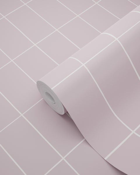 Tapetenrolle mit geometrischem Gittermuster