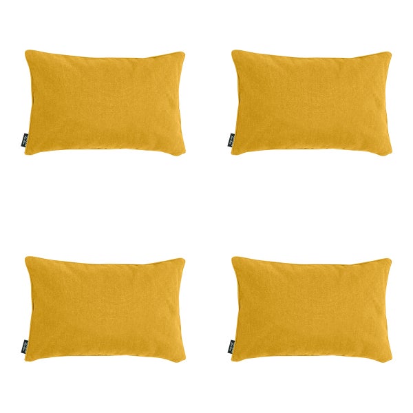 Dekokissen Gold Canvas Eco+ - Ca. 30x50 cm - 4er-Set