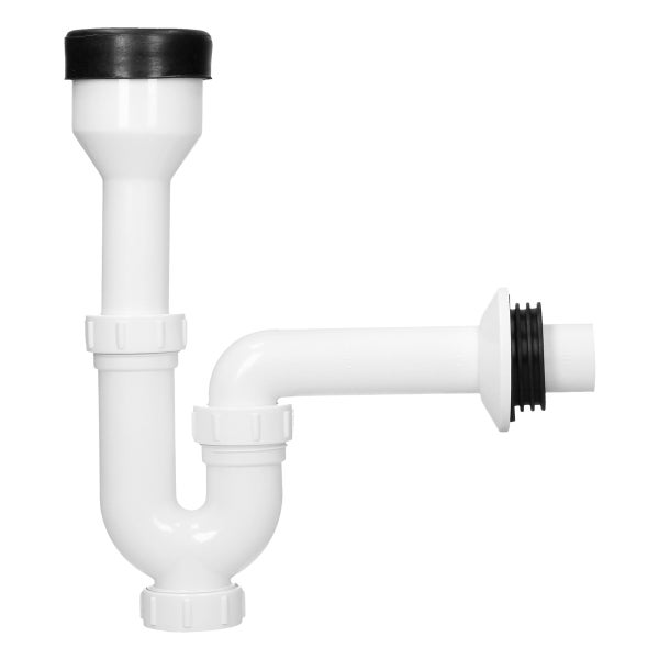 ECD Germany Urinal Pissoir Siphon Flaschensiphon Geruchsverschluss Ablaufgarnitur Aufputz Ø50 x 32 mm