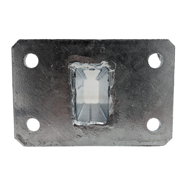 Pfostenträger zum Einbetonieren mit Platte