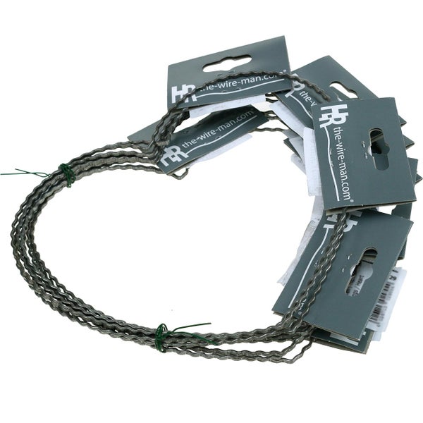 Wellendraht-Herzen für Floristik und Dekoration im Bündel, the-wire-man.com Logo.