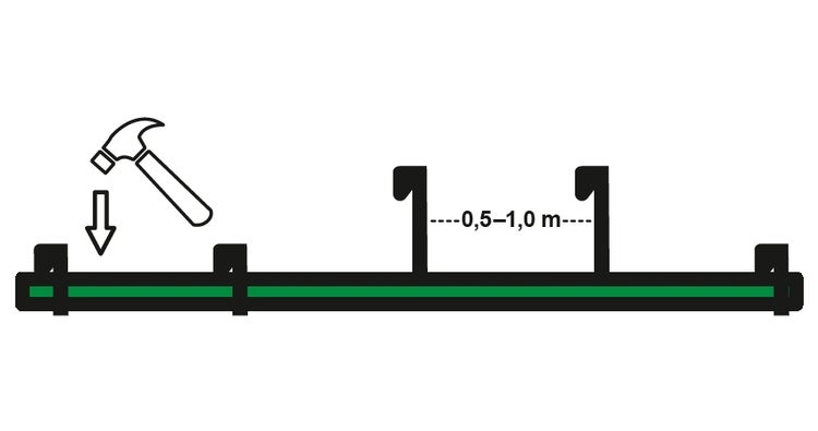 Robomow ® kompatibles Kabel - 3,4mm Long Life - Mähroboter Begrenzung Draht - auf der Kabelrolle 500m