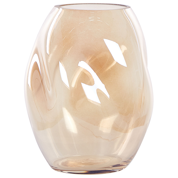 Blumenvase GERAKINI Glas 20 cm Orange