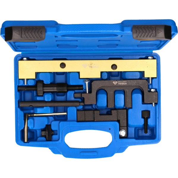 Brilliant Tools Werkzeugsatz in einem blauen Kunststoffkoffer