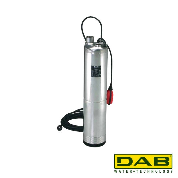 DAB Pulsar 40/50 M-A Tauchdruckpumpe - 4.800 L/Std. - 1120W - Förderhöhe 55 m - Mit Schwimmer - Rostfreier Stahl - Brunnenpumpe