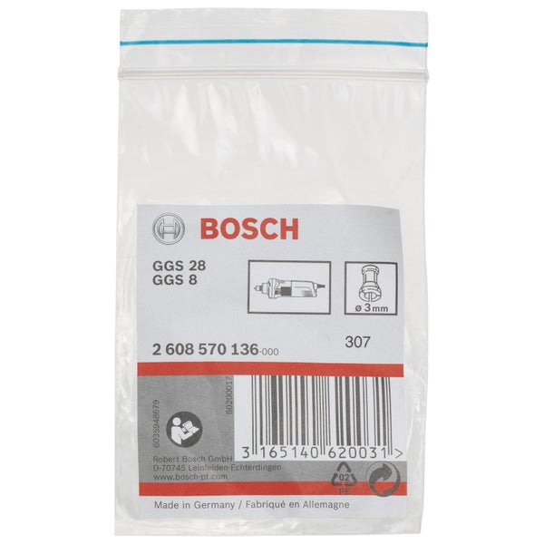 Bosch Spannzange ohne Spannmutter, 3 mm, für Bosch-Geradschleifer - 2608570136