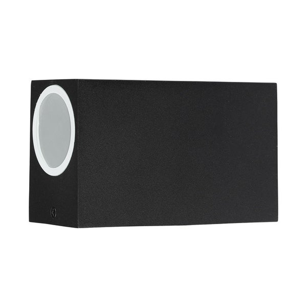 V-TAC VT-7652SQ - GU10 Außenbeleuchtung - Wand - Armaturen - Schwarz - IP44