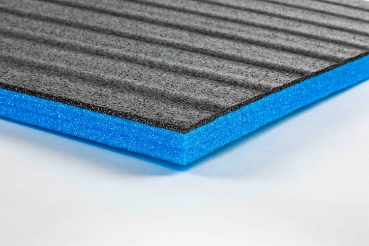 TYGR-Multilayer Schaumstoff blau 1000x600x30 |DIY-Werkzeugeinlage für Werkzeug, Kamera & Co