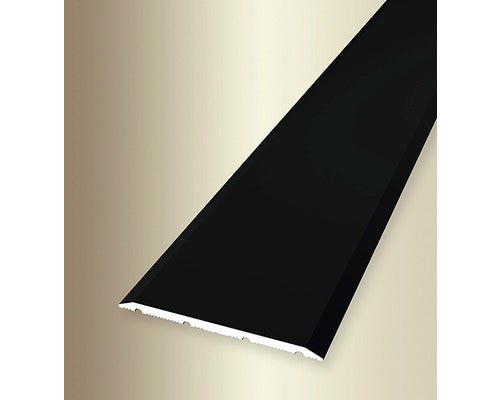 Übergangsprofil 441SK 40x2 mm Alu pulverbeschichtet schwarz 270 cm