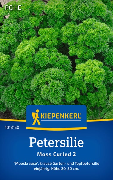 Saatgut Kiepenkerl Petersilie Mooskrause 2 für Garten und Topf, einjährig