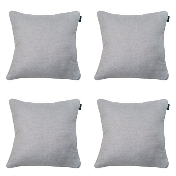Dekokissen Naples grau - ca. 50x50 cm - 4er-Set