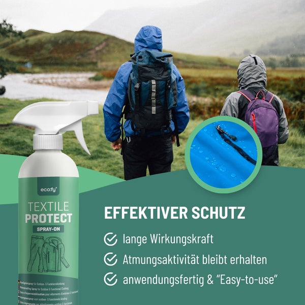 eco:fy Textil Imprägnierspray • Imprägnierung, Imprägniermittel, Wetterschutz, PFC-frei