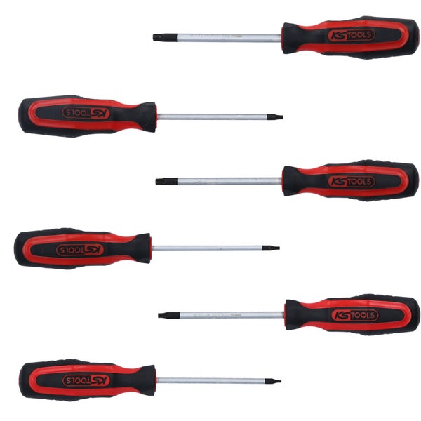 Sechs KS Tools Torx Schraubendreher