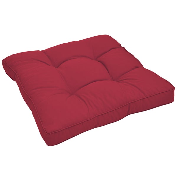 Beautissu Xluna Loungekissen Sitz 70x70x10cm Rot