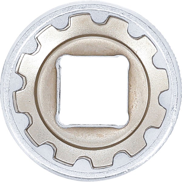 BGS Steckschlüssel-Einsatz Gear Lock Antrieb Innenvierkant 12,5 mm (1/2) SW 24 mm - 10224