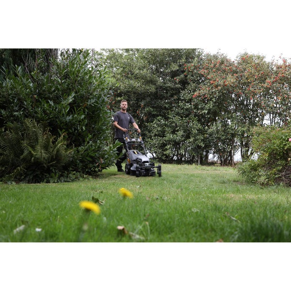 Benzin Rasenmäher Texas ZT 5110TR/WE – 51 cm Schnittbreite, 196 cm³ Motor, Zero Turn mit E-Start, Radantrieb und Mulchfunktion
