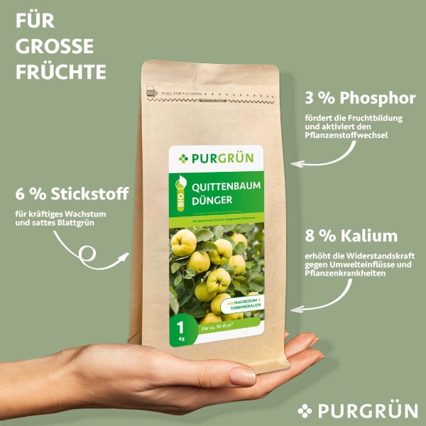 Purgrün Bio-Quittenbaum-Dünger 1 kg