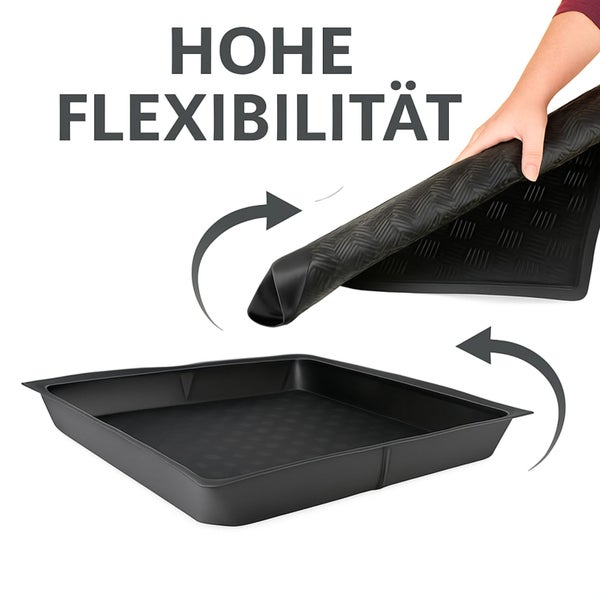 Schmutzfangwanne mit hoher Flexibilität für den Innenbereich