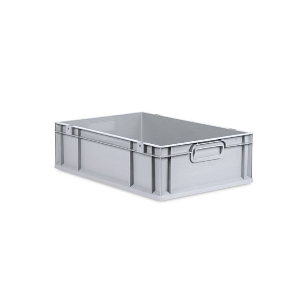 PROREGAL SparSet 10x Eurobox NextGen Grip mit Auflagedeckel mit 4 Gelben Schiebeschnappverschlüssen HxBxT 17 x 40 x 60 cm 34 Liter