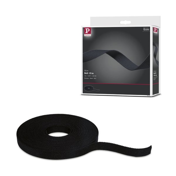 ULine Gurt B Ware 10m Dacron Textil Kupfer Schwarz