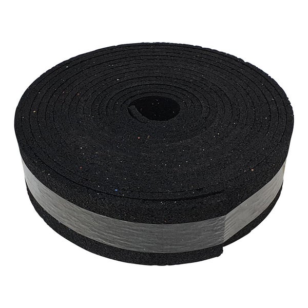 Gummifliesenträger auf einer Rolle von 10 m – Breite 100 mm, Dicke 10 mm