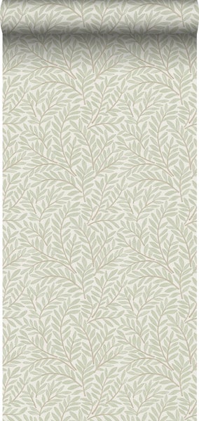 Tapetenrolle mit Blattmuster