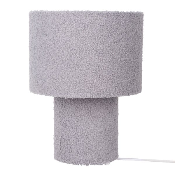 Tischleuchte mit Stoffbezug