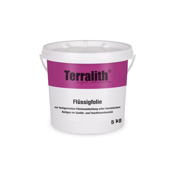 Terralith Flüssigfolie im Eimer, 5 kg, zur Flächenabdichtung unter Keramikbelägen