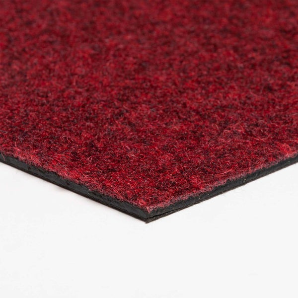 Nadelfilz Teppich Fliesen in 50x50 cm Nadelvlies Teppichfliesen rot ideal als Büro und Messeboden Schatex Filzfliesen selbstliegend