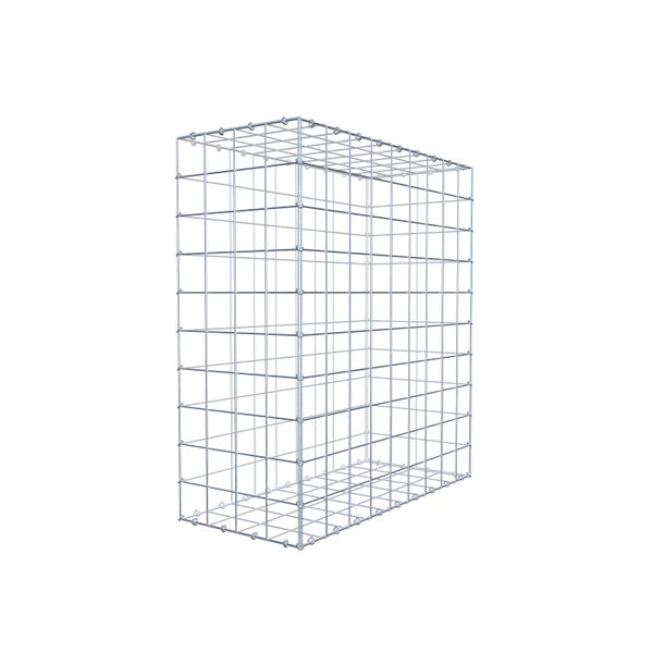 Gabione 100 cm x 90 cm x 40 cm (L x H x T), Maschenweite 10 cm x 10 cm, C-Ring
