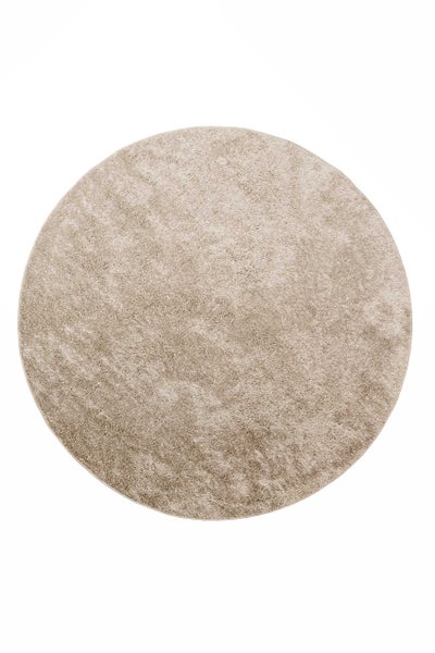Teppich Rund Sand Hochflor Flavio Homie Living 80 cm rund