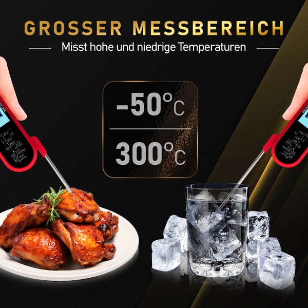 MostEssential 2-in-1 Fleischthermometer - PRO Edition Red