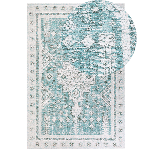 Teppich FULLA Mintgrün 200 x 300 cm Baumwolle