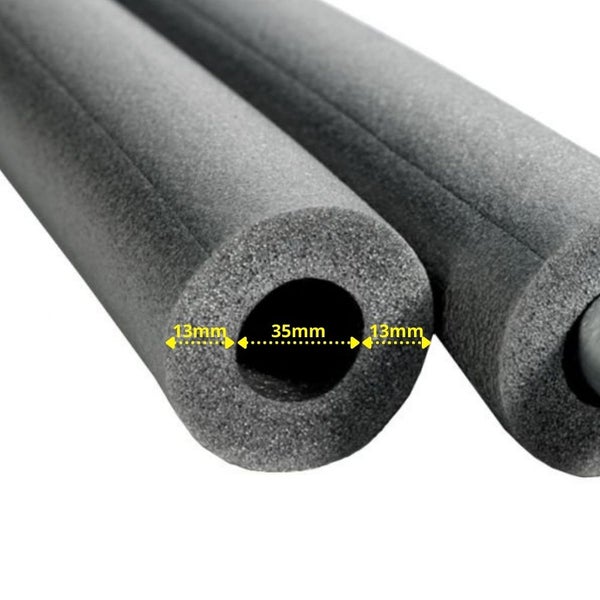 1m Isolierschlauch Ø 35 mm x 13 mm Dämmung 50% Fe GEG