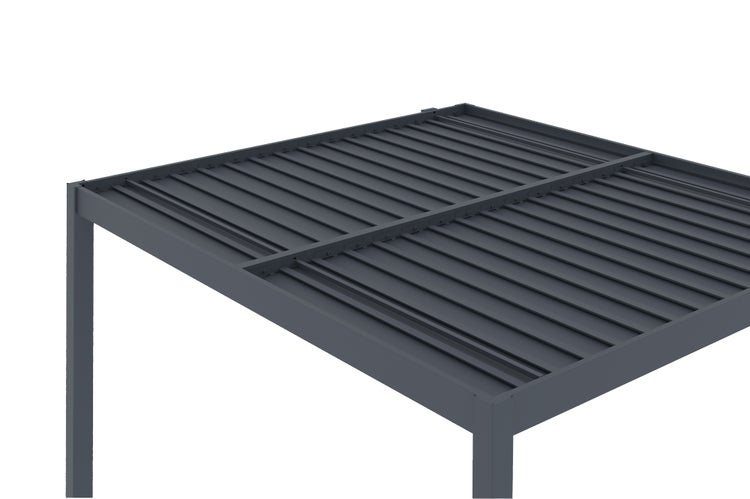 Produktzeichnung der Piana 300L250 Pergola mit Maßangaben