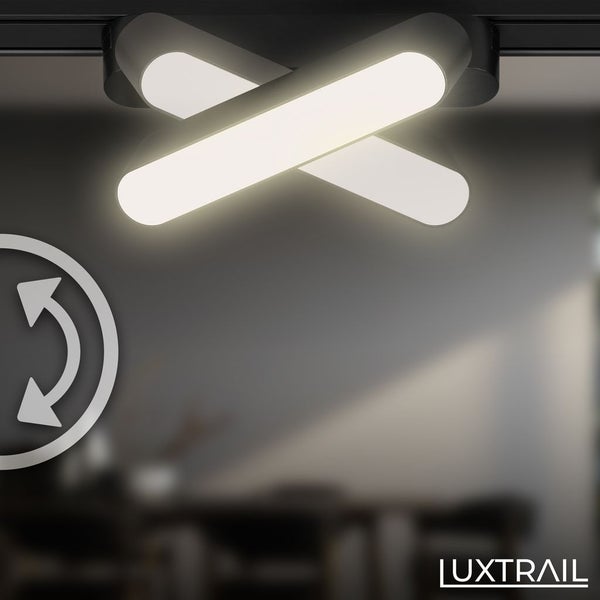 FULFILMENT ONLY Luxtrail 48V track system, set, 2m, white, 4x6W, T