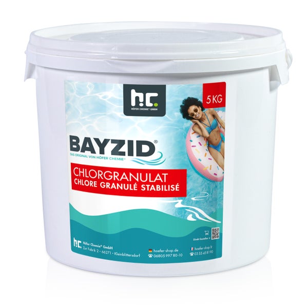 BAYZID Chlorgranulat zur Poolpflege, 1 Kilogramm