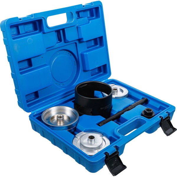 Werkzeugsatz in einem blauen Werkzeugkoffer