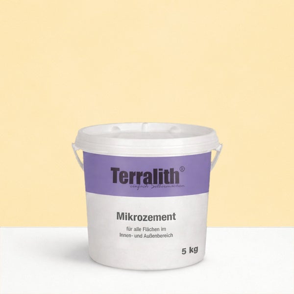 Terralith Mikro Zement Eimer, 5 kg, für den Innen- und Außenbereich