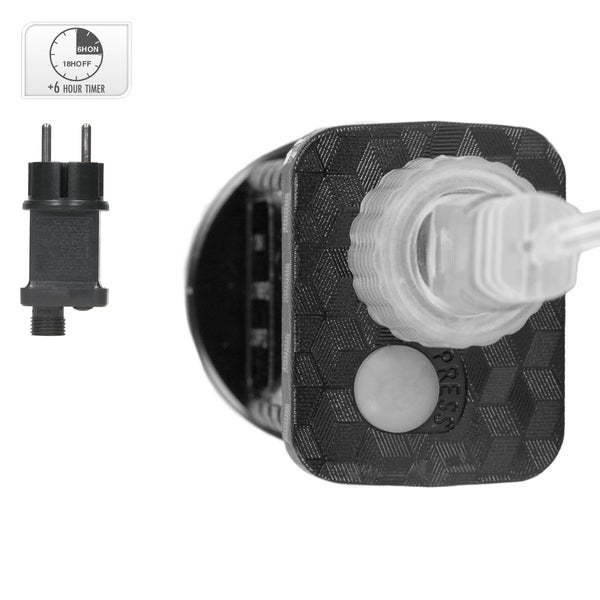 ECD Germany LED-Weihnachtsstern 38 cm mit 960 warmweißen LEDs und Timer, Innen/Außen, IP44 Wasserdicht, Leuchtstern aus Metall, LED Drahtstern zum Aufhängen für Weihnachten, Weihnachtsdeko Fensterdeko