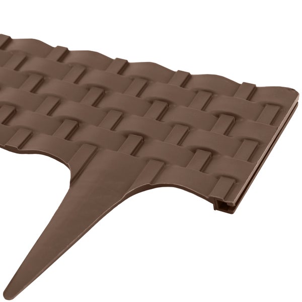 Gartenzaun mit Bodenanker