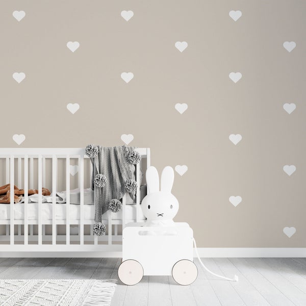 Kindertapete Herzen 150 x 280 cm
