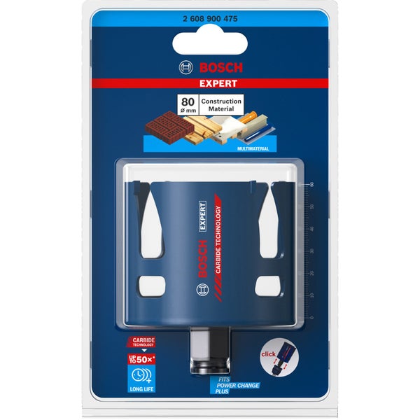 Bosch Expert Construction Material Lochsäge 80 x 60 mm - 2608900475