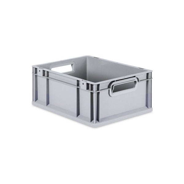 PROREGAL SuperSparSet 10x Eurobox NextGen Grip mit Auflagedeckel mit 4 Roten Schiebeschnappverschlüssen HxBxT 17 x 30 x 40 cm 16 Liter Griffe